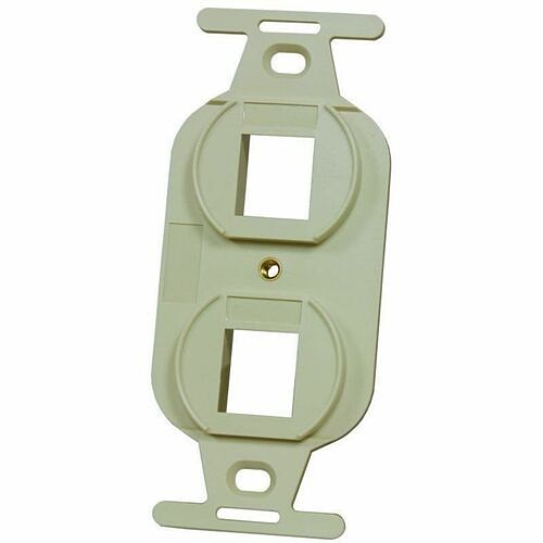 C2g KS106S2-13 Faceplates & Mounting Boxes Ortronics 107 Frame, Keystone, 2 Hole, Electrical Ivory - 2 X Total Number Of Socket(s) - 1-gang - W Ks106s213 662875678977