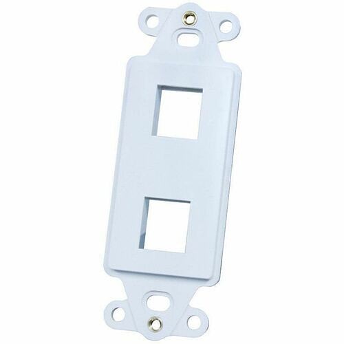 C2g KSDS2-88 Faceplates & Mounting Boxes Ortronics Keystone Techchoice Rectangular Stylistics Frame, 2-port, White - 2 X Total Number Of Sock Ksds288 098379115920
