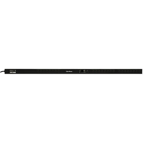 CyberPower PDU41101 PDUs Cyberpower Pdu41101 100 - 120 Vac 20a Switched Pdu - 24 Outlets, 10 Ft, Nema L5-20p (5-20p Adapter), 649532621590