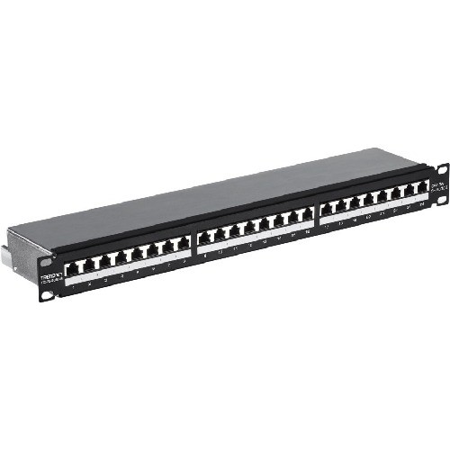 Trendnet TC-P24C6AS Patch Panels Trendnet 24-port Cat6a Shielded Patch Panel, 1u 19" Metal Housing, 10g Ready, Cat5e,cat6,cat6a Compa Tcp24c6as 818260090859