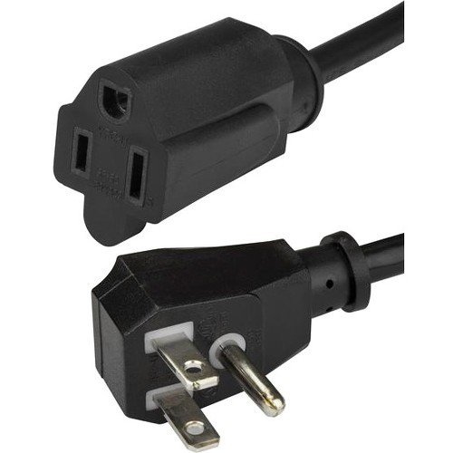 Startech PACF10118IN Power Cords Power Extension Cord - Flat Nema 5-15p To Nema 5-15r - 1.5 Ft. (18 In.) 818215006386