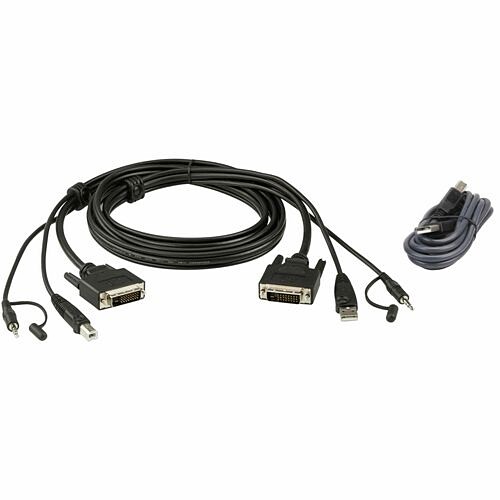 Aten 2L7D02UDX2 Miscellaneous Kits Aten 1.8m Usb Dvi-d Dual Link Secure Kvm Cable Kit (2l7d02udx2) 672792009044