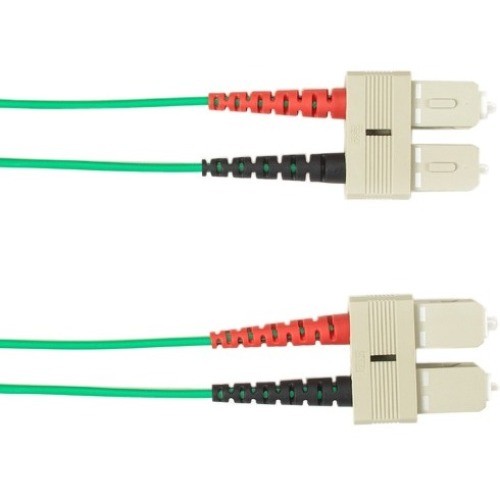 Black Box FOLZH10-001M-SCSC-GN Cables Black Box Fiber Optic Duplex Patch Network Cable - 3.20 Ft Fiber Optic Network Cable For Network Dev Folzh10001mscscgn 822088141532