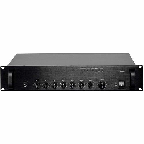 Monoprice 18803 A/V Receivers & Amplifiers Monoprice Commercial Audio 60w 5ch 100/70v Mixer Amp With Microphone Priority (n (18803) 889028047897
