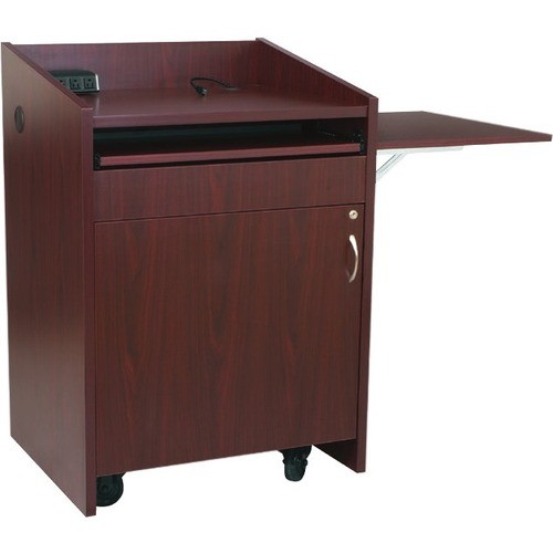 Middle Atlantic L2LDC2FCMGC Tables & Desks Pre-configured L2 Series Lectern, 28in W, 25in D, With Connectivity And Flip Up (l2ldc2fcmgc) 656747310904