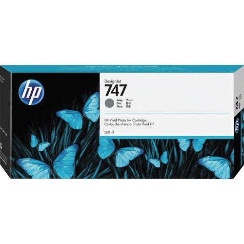 Hp P2V86A Toners & Ink Cartridges 747 (p2v86a) 300-ml Gray Designjet Ink Cartridg 818275519208