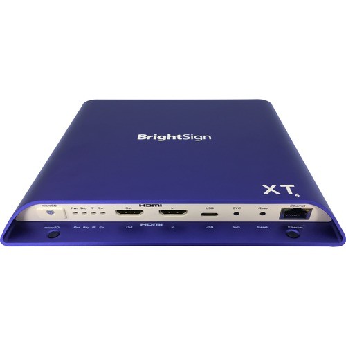Brightsign XT1144 Digital Signage Systems Brightsign Xt1144 Standard I/o Player - Hdmi - Usb - Serialethernet - Purple 859872003943