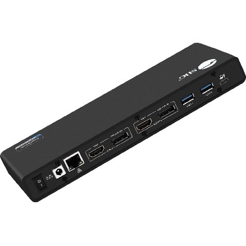 Siig JU-DK0811-S1 Docking Stations Siig Usb 3.1 Type-c Dual 4k Docking Station With Power Delivery 60w - Thunderbolt 3 Compatible - Hyb Judk0811s1 818249170015