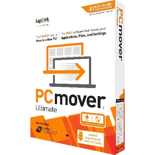Laplink PAFGPCMP0B005PURTPEN Softwares Pcmover V.11.0 Ultimate With Superspeed Usb 3.0 Cable 048296309490