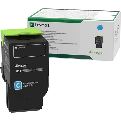 Lexmark 78C1UC0 Toners & Ink Cartridges Cyan Ultra High Yield Return Program Toner Cartridge 818243188078