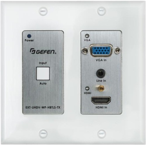Gefen EXT-UHDV-WP-HBTLS-TX Video Consoles/Extenders Gefen Ext-uhdv-wp-hbtls-tx Video Extender Transmitter - 2 Input Device - 1 Output Device - 230 Ft Ra Extuhdvwphbtlstx 800100318711