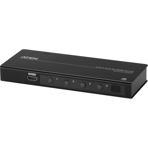 Aten VS481C VGA Switchboxes Aten 4-port True 4k Hdmi Switch - 4096 X 2160 - 4k - 4 X 1 - Display - 1 X Hdmi Out (vs481c) 696551511074