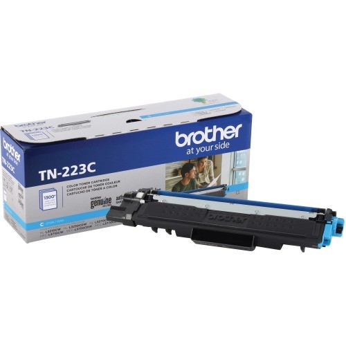 Brother TN223C Toners & Ink Cartridges Genuine Tn-223c Standard Yield Cyan Toner Cartridge 607885155223