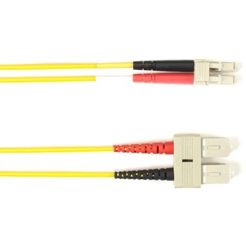 Black Box FOCMRSM-004M-SCLC-YL Cables Black Box Fiber Optic Duplex Patch Network Cable - 13.10 Ft Fiber Optic Network Cable For Network De Focmrsm004msclcyl 822088095262