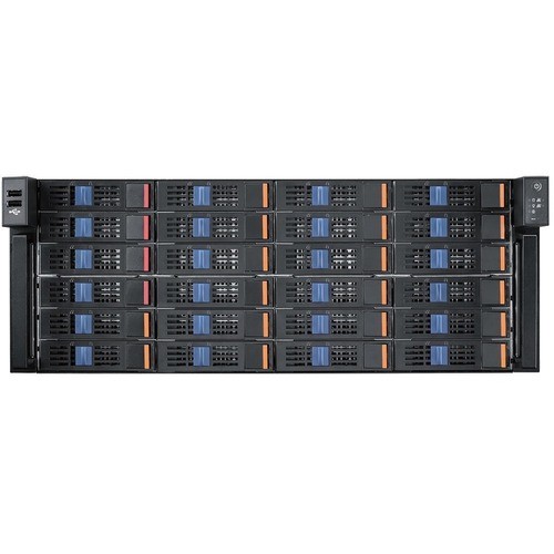 Advantech HPC-8424SA-R5A1E Computer Cases Advantech 4u Storage Chassis For Atx/eatx Serverboard With 24 Hot-swap Drive Bays - Rack-mountable - Hpc8424sar5a1e 