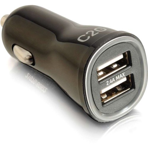 C2g 21070 Power Adapters C2g Usb Car Charger - Power Adapter - Smart Car Charger - 12 V Dc, 24 V Dc Input - 5 V Dc/2.40 A Out 757120210702