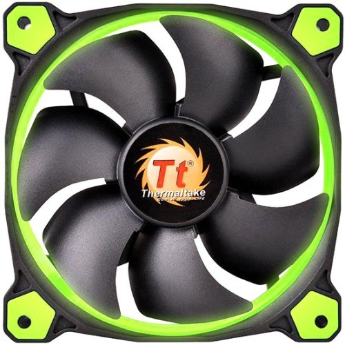 Thermaltake CL-F055-PL12GR-A Processor/Case Fans Thermaltake Riing 12 High Static Pressure Led Radiator Fan (3 Fans Pack) - 3 Pack - 4.72" Maximum Fa Clf055pl12gra 841163067352