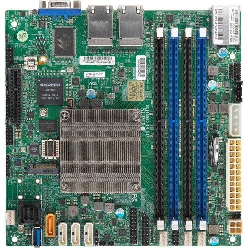Supermicro MBD-A2SDI-4C-HLN4F-B Motherboards Supermicro A2sdi-4c-hln4f Server Motherboard - Intel Chipset - Socket Bga-1310 - Mini Itx - Intel At Mbda2sdi4chln4fb 999562886507