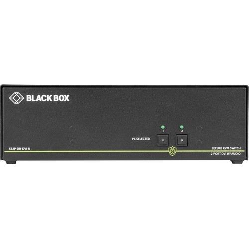 Black Box SS2P-DH-DVI-U KVM Switchboxes Black Box Niap 3.0 Secure 2-port Dual-head Dvi-i Kvm Switch - 2 Computer(s) - 1 Local User(s) - 3840 Ss2pdhdviu 822088131212