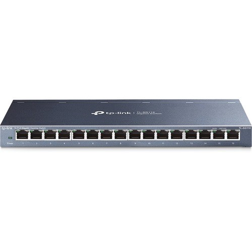 Tp Link TL-SG116 Switches & Bridges Tp-link Tl-sg116 - 16-port Gigabit Ethernet Network Switch - Desktop/ Wall-mount, Fanless - Sturdy M Tlsg116 840460604093