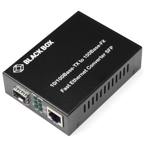 Black Box LHC210A Transceivers/Media Converters Black Box Pure Networking Fast Ethernet (100-mbps) Media Converter - 1 X Network (rj-45) - Single-mo 995478823803