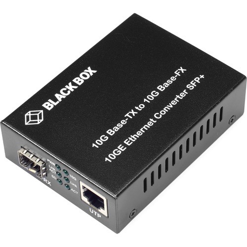 Black Box LGC220A Transceivers/Media Converters Black Box 10gbase-tx To 10gbase-fx Media Converter - 1 X Network (rj-45) - Single-mode, Multi-mode - 818275551222