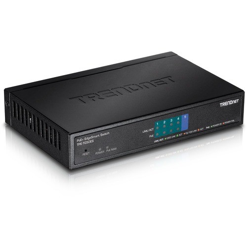 Trendnet TPE-TG50ES Switches & Bridges Trendnet 5-port Gigabit Edgesmart Poe+ Switch, 4 X Gigabit Poe+ Ports, 1x Gigabit Port, 31w Poe Powe Tpetg50es 710931161267