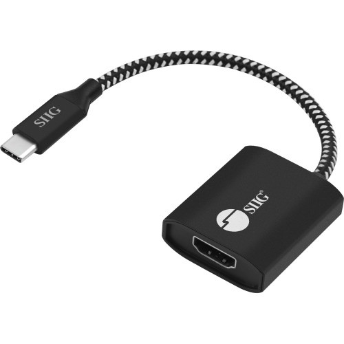 Siig CB-TC0811-S1 Connector Adapters Siig Usb Type-c To Hdmi Video Cable Adapter With Pd Charging - Usb Type C - 1 X Hdmi, Hdmi (cb-tc081 Cbtc0811s1 662774041315