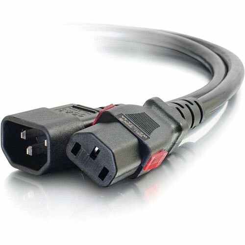 C2g 10359 Power Cords C2g Standard Power Cord - 250 V / 10 A - Black - 3 Ft Cord Length - Iec 60320 C14 / Iec 60320 C13 -  818215017269
