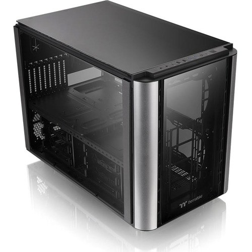 Thermaltake CA-1L1-00F1WN-00 Computer Cases Thermaltake Level 20 Xt Cube Chassis - Cube - Black - Spcc, Tempered Glass - 9 X Bay - 1 X 5.51" X F Ca1l100f1wn00 818216438568