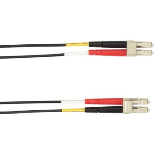 Black Box FOCMRM4-003M-LCLC-BK Cables Black Box Fiber Optic Patch Network Cable - Fiber Optic For Network Device - 1.25 Gb/s - Patch Cable Focmrm4003mlclcbk 822088141075