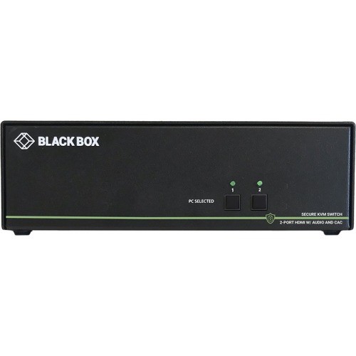 Black Box SS2P-DH-HDMI-UCAC KVM Switchboxes Black Box Secure Niap 3.0 Kvm Switch - Dual-head, Hdmi, Cac, 4k, 2-port - 2 Computer(s) - 1 Local Us Ss2pdhhdmiucac 822088142348