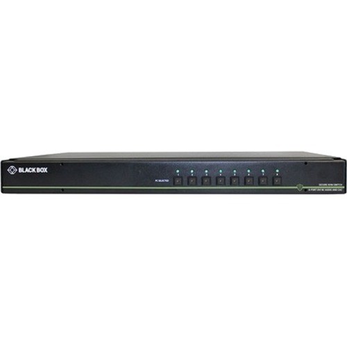 Black Box SS8P-KM-U KVM Switchboxes Black Box Secure Km Switch, Niap 3.0 - 8 Computer(s) - 1 Local User(s) - 10 X Usb - Desktop - Taa Co Ss8pkmu 822088142454