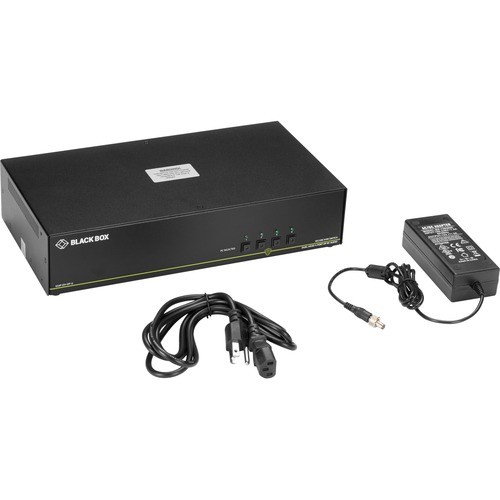 Black Box SS4P-DH-DP-U KVM Switchboxes Black Box Niap 3.0 Secure 4-port Dual-head Displayport Kvm Switch - 4 Computer(s) - 1 Local User(s)  Ss4pdhdpu 822088131182