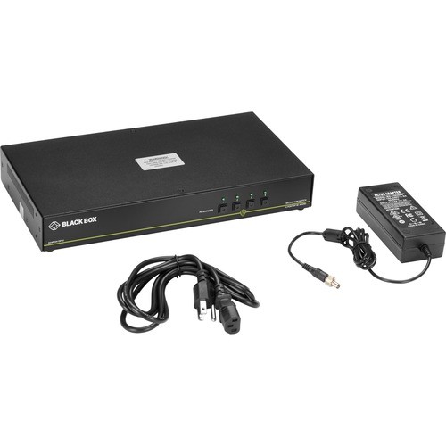 Black Box SS4P-SH-DP-U KVM Switchboxes Black Box Niap 3.0 Secure 4-port Single-head Displayport Kvm Switch - 4 Computer(s) - 1 Local User(s Ss4pshdpu 822088131175