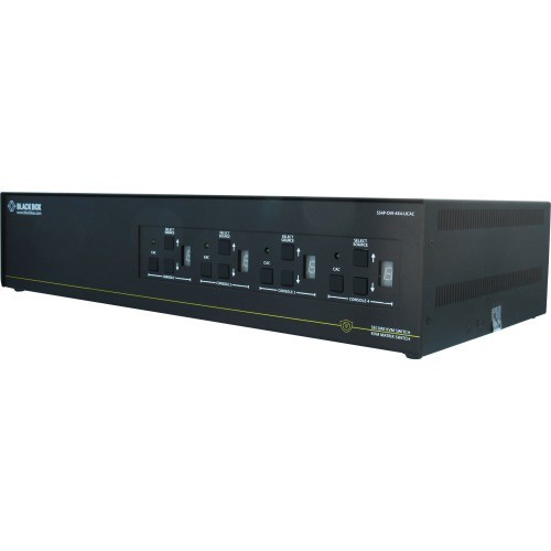 Black Box SS8P-DVI-8X4-UCAC KVM Switchboxes Black Box Niap 3.0 Secure 8-port Matrix-2 User Dvi-i Kvm Switch, Cac - 8 Computer(s) - 4 Local User( Ss8pdvi8x4ucac 822088131298