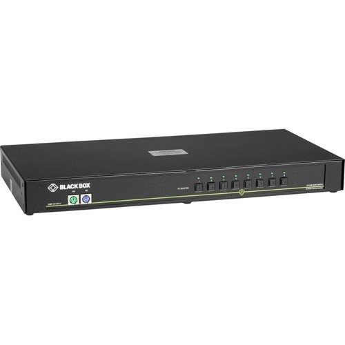 Black Box SS8P-SH-DVI-U KVM Switchboxes Black Box Niap 3.0 Secure 8-port Single-head Dvi-i Kvm Switch - 8 Computer(s) - 1 Local User(s) - 38 Ss8pshdviu 822088142485