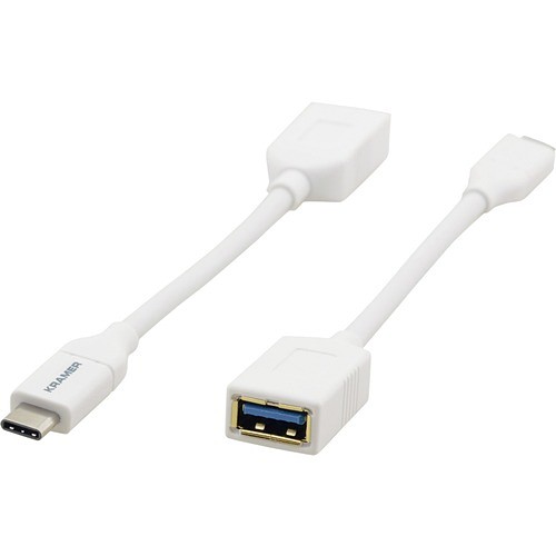 Kramer Electronics ADC-USB31/CAE Cables Kramer Usb 3.1 C(m) To A(f) Adapter Cable - Usb Data Transfer Cable For Mac - First End: 1 X Usb 3.1 Adcusb31cae 