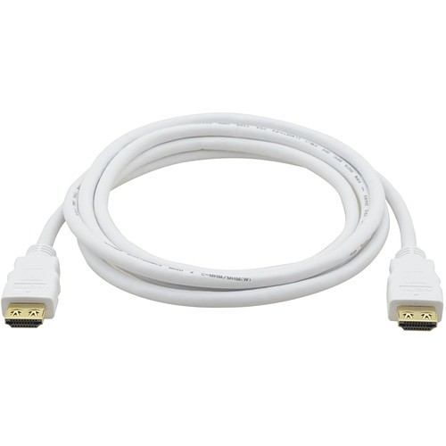 Kramer Electronics C-MHM/MHM(W)-3 Cables Kramer Flexible High-speed Hdmi Cable With Ethernet, White Jacket - 3 Ft Hdmi A/v Cable For Audio/vi Cmhmmhmw3 