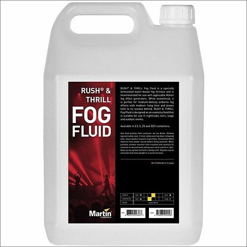 Harman Pro 97120074 Special Effect Accessories Rush And Thrill Fog Fluid 4x 5 - Rush And Thrill Fog Fluid 4x 5 L (97120074) 688705002736