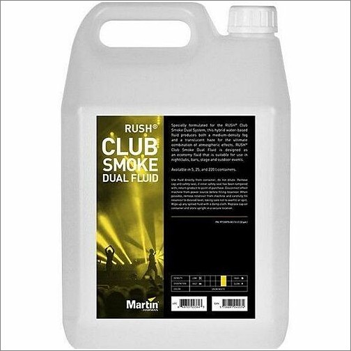 Harman Pro 97120072 Special Effect Accessories Rush Club Smoke Dual Fluid 220 - Rush Club Smoke Dual Fluid 220 L (97120072) 688705002712