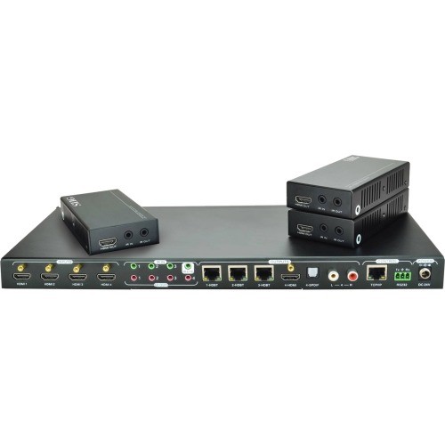 Siig CE-H23W11-S1 VGA Switchboxes Siig Hdmi Hdbaset 4x4 4k Matrix Kit - 4096 X 2160 - 4k - Twisted Pair - 4 X 4 - 1 X Hdmi Out (ce-h23 Ceh23w11s1 800100318834