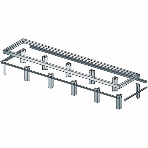 Middle Atlantic GANGLE-1-42 Rack Equipment Middle Atlantic Gangle Series, Gangle-1-42 - Floor Standing - Black Powder Coat - Steel Gangle142 656747266645