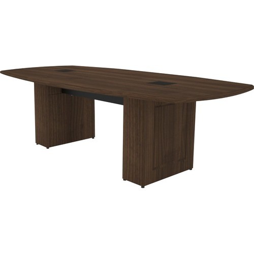 Middle Atlantic T5KDD1BOV07ZP001 Tables & Desks Middle Atlantic Pre-configured T5 Series, 8' Klasik Style Conference Table - Sepia Walnut Veneer Boa 656747318115