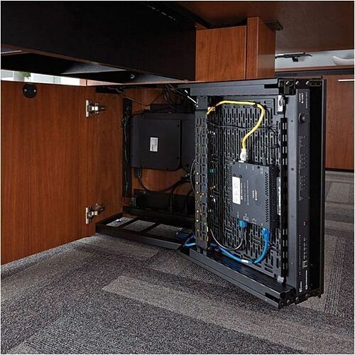 Middle Atlantic T5-RACK-KIT Miscellaneous Kits Middle Atlantic T5 Series 3ru Swing Out Lever Lock And Cable Management Kit For T5 Conference Table  T5rackkit 656747318146