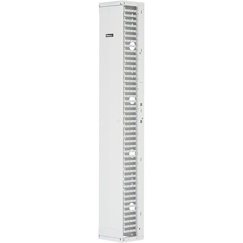 Panduit PR2VFD12WH Cable Management Panduit Pr2vfd12wh Single Sided Manager - Cable Manager - White - 45u Rack Height - Acrylonitrile Bu 613056396241