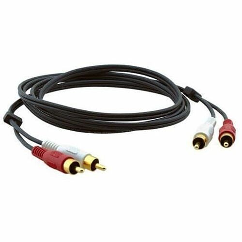 Kramer Electronics 95-0202015 Cables Kramer 2 Rca (m) To 2 Rca (m) Molded Audio Cable - 15 Ft Coaxial Audio Cable For Dvd Player, Audio D 950202015 