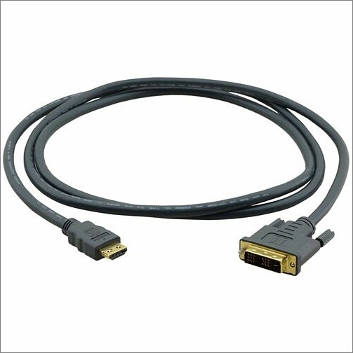 Kramer Electronics 97-02010005 Cables Kramer Hdmi (m) To Dvi (m) Cable - 6" Dvi/hdmi Video Cable For Video Device, Display, Recorder - Fir 9702010005 