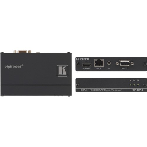 Kramer Electronics 90-70912090 Video Consoles/Extenders Kramer Tp-574 Video Console - 1 Output Device - 328.08 Ft Range - 1 X Network (rj-45) - 1 X Hdmi Out 9070912090 7291063031091