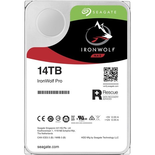 Seagate ST14000NE0008 Hard Drives Seagate Ironwolf Pro St14000ne0008 14 Tb Hard Drive - 3.5" Internal - Sata (sata/600) - Conventional 818242738663